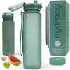 Hydracy motivational water bottle with fruit infuser