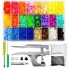 plastic snap buttons 24 colors with pliers