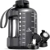 AQUAFIT half gallon water bottle with time marker