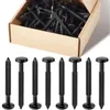 Blulu 60-piece 3 inch vinyl shutter fastener pack