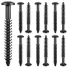 MorningRo 12-pack vinyl shutter exterior spike fasteners