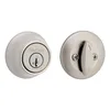 Kwikset 660 satin nickel single cylinder deadbolt lock