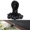 30-pack heavy duty bungee cords with balls for tarp shade cloth