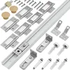 Closet bifold door hardware with 48 inch track
