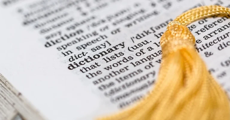 Dictionary page showing a word definition entry, illustrating ratchet meaning lookup