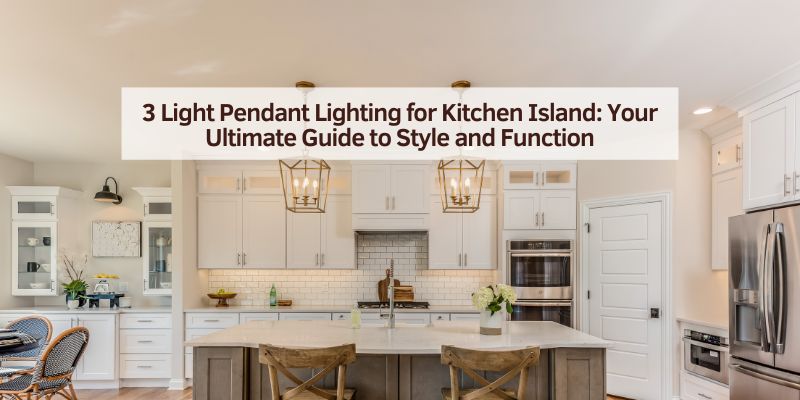 3 Light Pendant Lighting for Kitchen Island