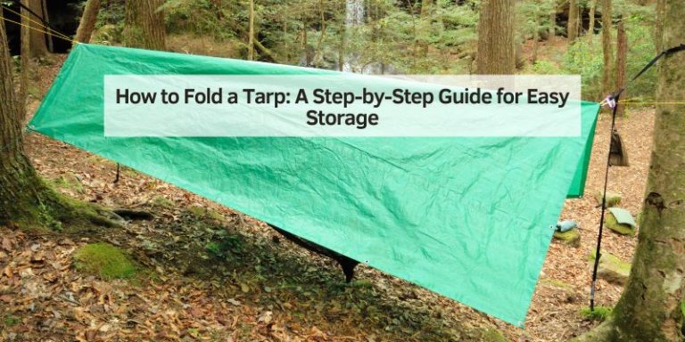 How to Fold a Tarp