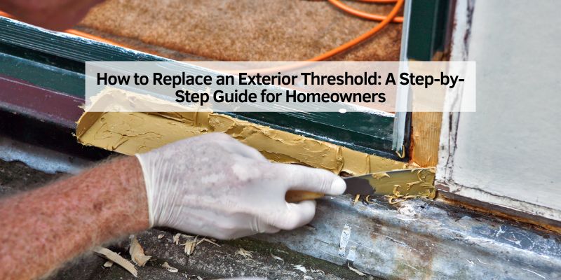 How to Replace an Exterior Threshold