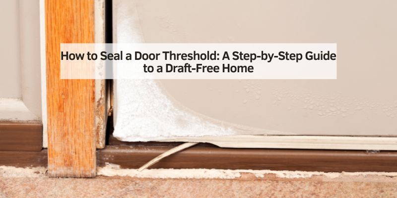 How to Seal a Door Threshold