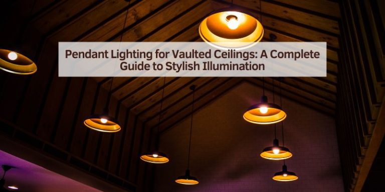 Pendant Lighting for Vaulted Ceilings