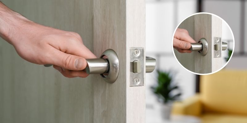 Preparing to Open a Magnetic Door Lock