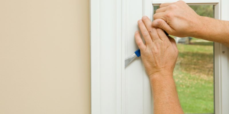 Preparing to Remove the Door