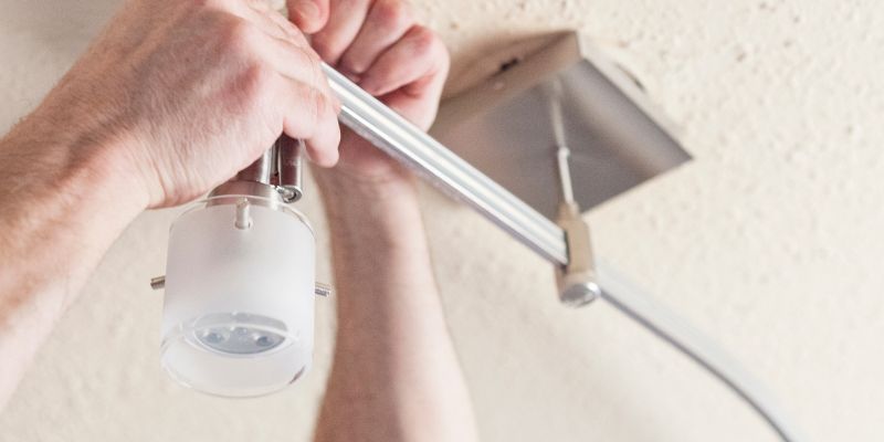 Removing the Old Track Lighting