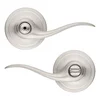 Kwikset Tustin interior door lever handle with privacy lock