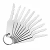 10-piece lock pick jiggler set for deadbolt locks