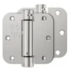 Adjustable tension self-closing door hinge pair