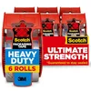 Scotch heavy duty packing tape 6 roll pack