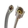 Fluidmaster B1T12 Toilet Connector, Braided Stainless Steel - 3/8 Female Compres