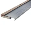 MD Building adjustable aluminum and hardwood threshold