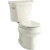 Kohler Wellworth two-piece round-front toilet