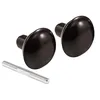 Prime-Line E 2499 Solid Brass Vintage Door Knob Spindle Set, 2-1/4 In. Outside D