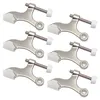 Nuk3y Satin Nickel Hinge Pin Door Stop 6-Pack