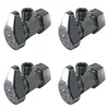 (4-Pack) BrassCraft G2CR19L1X 1/2-in Nominal Comp x 3/8-in OD Outlet Chrome Plat