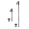 Adjustable aluminum trekking poles for shelter ridgeline support