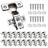 20-Pack Soft-Close Cabinet Hinges full kitchen set