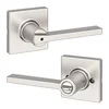 Kwikset Casey privacy door lever handle with lock
