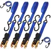 HORUSDY Ratchet Tie Down Straps 4-Pack
