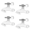 Kare and Kind 4X Nickel Hinge Pin Door Stoppers