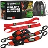 Rhino USA retractable 2 inch ratchet straps 2 pack