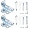 Bifold door hardware repair kit with top and bottom pivots