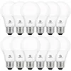 Dimmable LED bulbs, 60 watt equivalent, 4000K, 12 pack