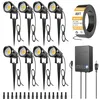 ZUCKEO all-in-one low voltage landscape lighting kit