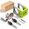 KATA door lock installation kit with bi-metal hole saw and adjustable jig