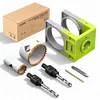 KATA door lock installation kit bi-metal hole saw adjustable jig
