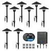 All-in-one LED low voltage landscape lighting kit, 8-pack