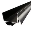 KC Hardware U shaped aluminum door bottom sweep with drip cap