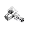 3-way sink faucet diverter valve, copper
