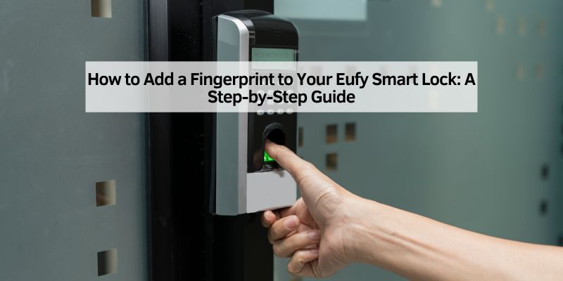 How to Add a Fingerprint to Your Eufy Smart Lock
