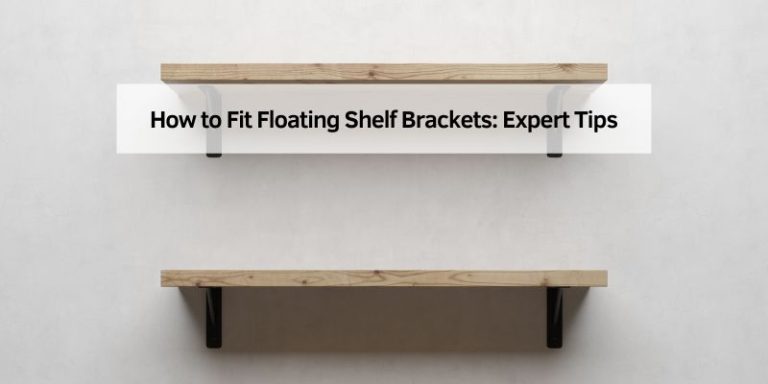 How to Fit Floating Shelf Brackets