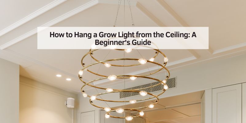 How to Hang a Grow Light from the Ceiling