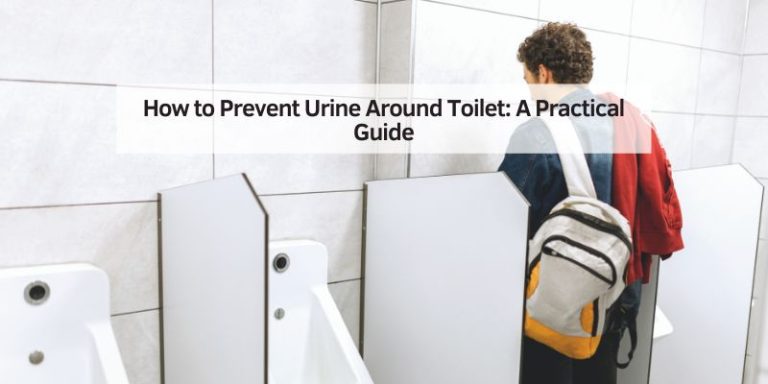How to Prevent Urine Around Toilet