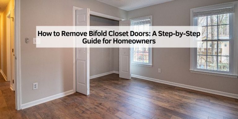How to Remove Bifold Closet Doors