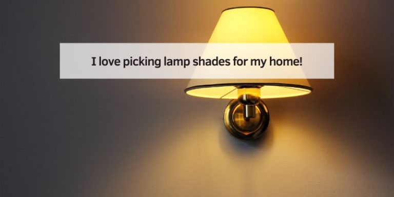 I love picking lamp shades for my home!