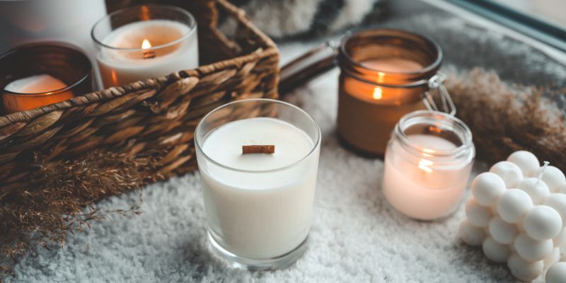 Preparing to Light Your Wooden Wick Candle