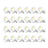 Amico 24 Pack 5/6 Inch LED Recessed Lighting