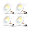 Amico 4 Pack 5/6 Inch LED Recessed Lighting